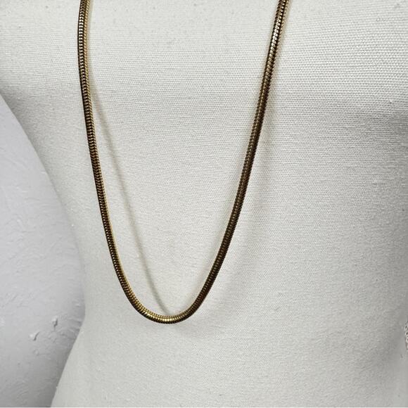 Vintage Sarah Coventry Gold Tone Extra Long Chain Necklace Womens Costume - Picture 4 of 7